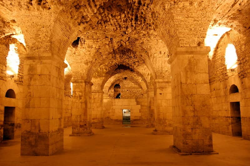 Basement halls of Diocletian’s Palace