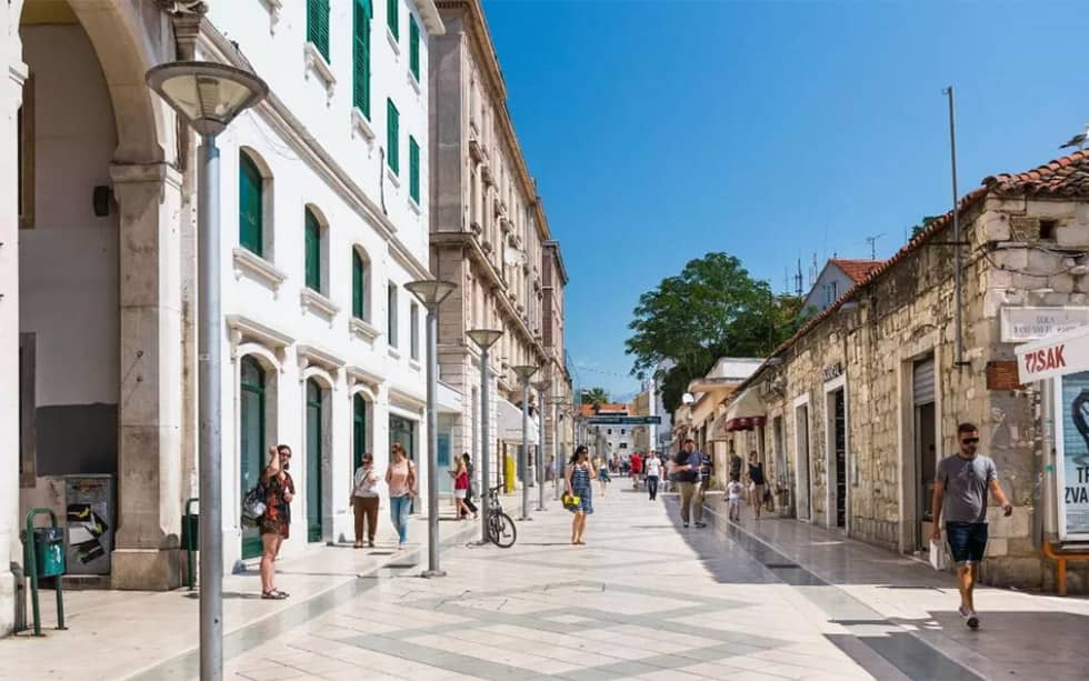 Marmont street in Split