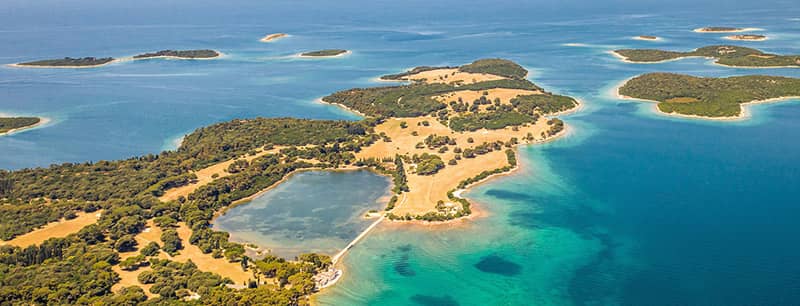 Brijuni National Park from air