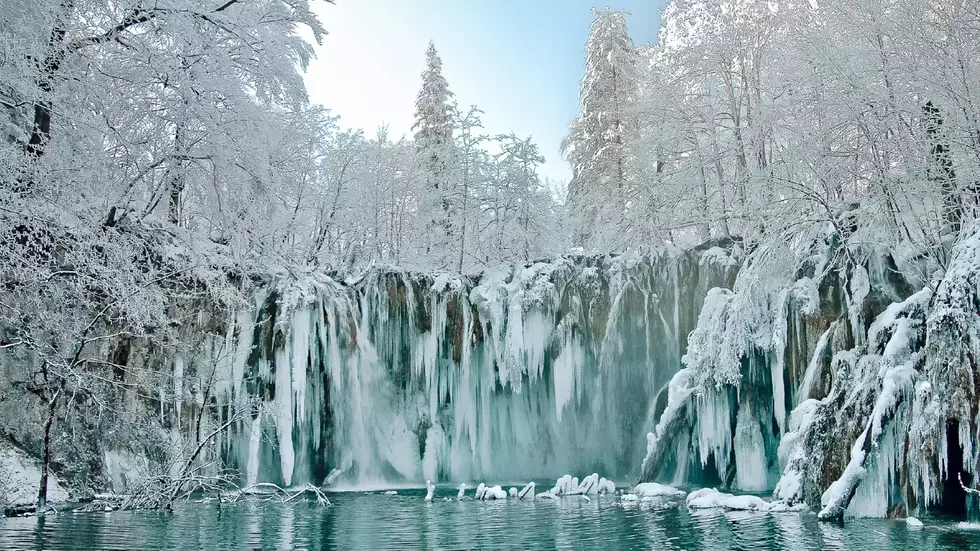 Plitvice Laked winter landscape