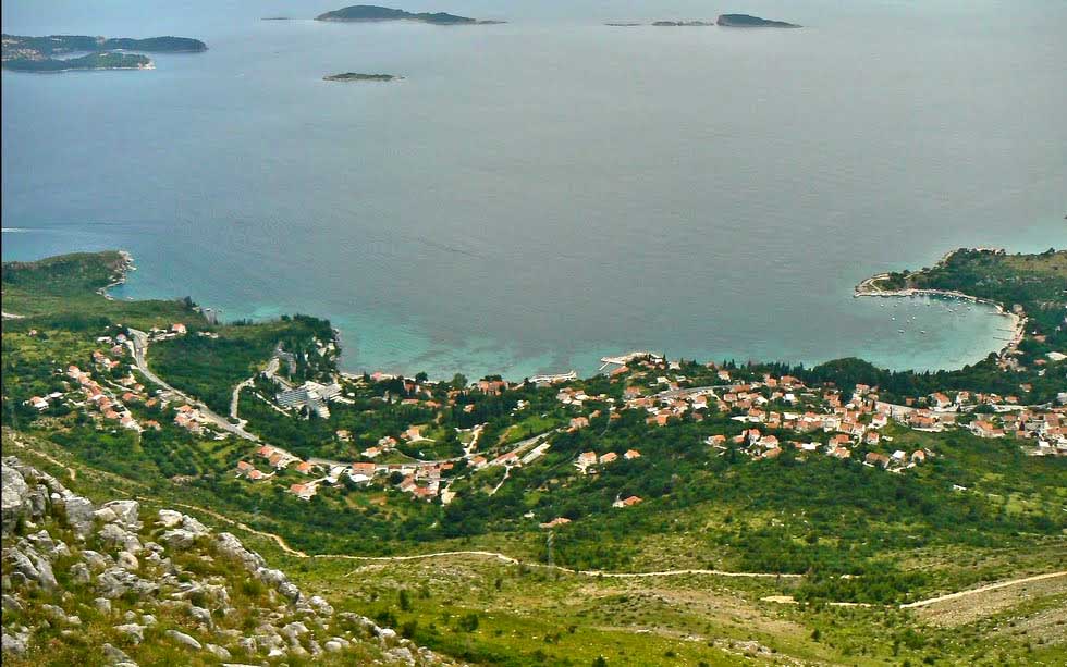 Srebreno panorama view