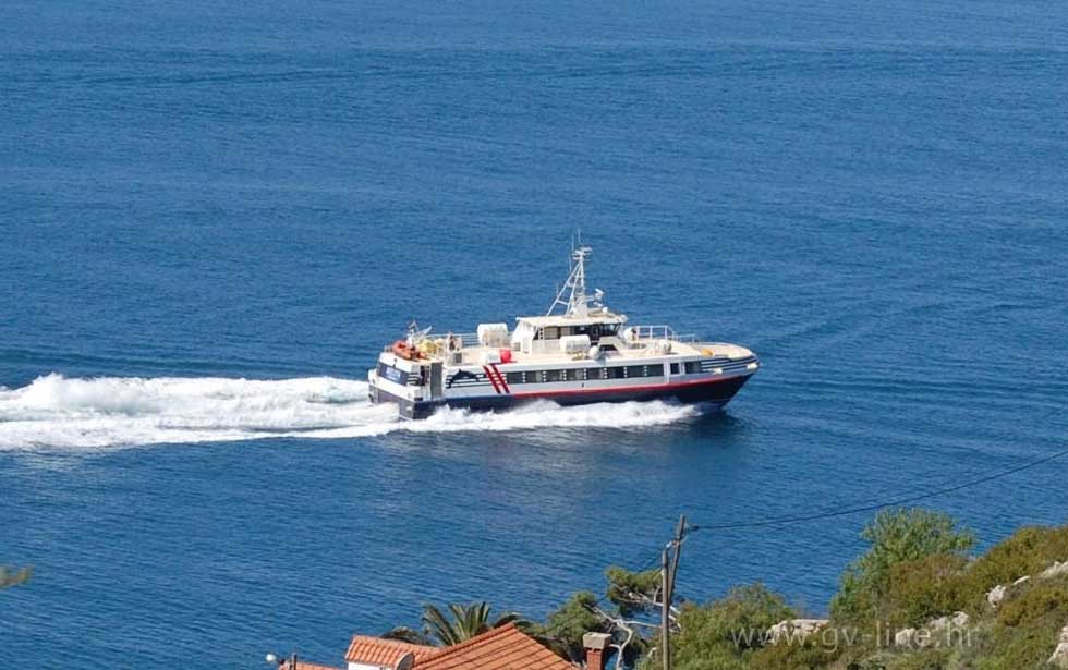 MB Melita catamaran to island Mljet