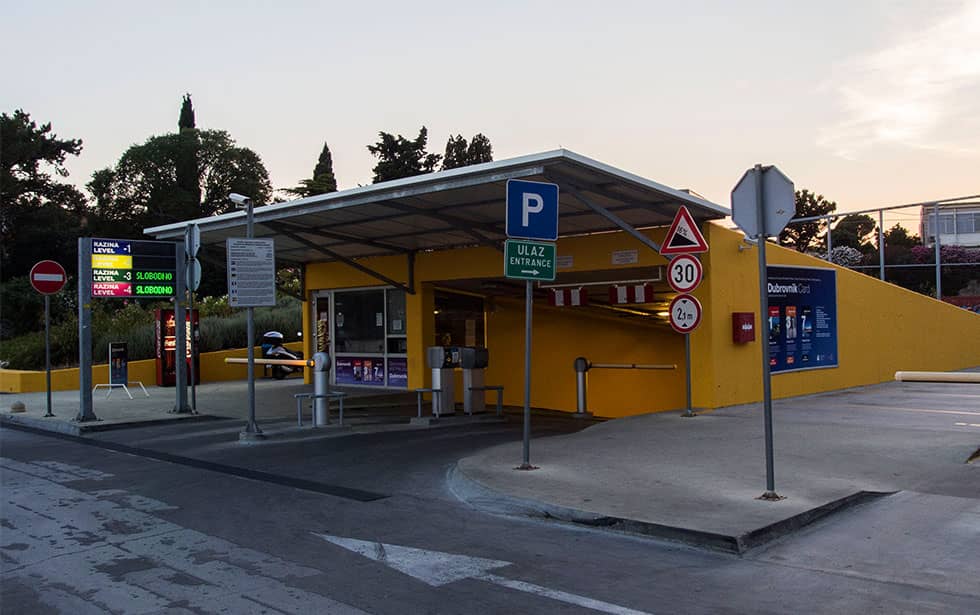 Public parking garage Dubrovnik