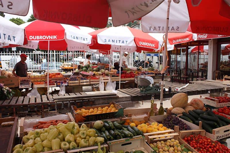 Gruž market Dubrovnik