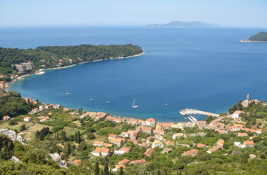 Lopud Bay panorama