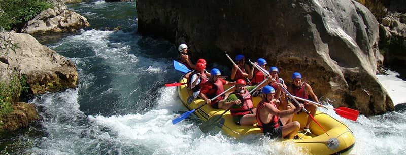 Rafting on the Cetina River