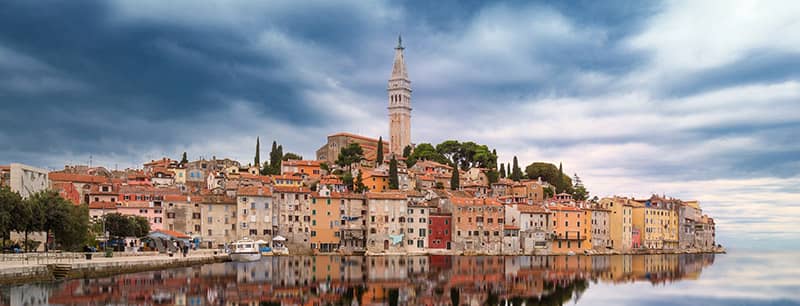 Rovinj Old Town panorama