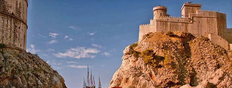 Game of Thrones Dubrovnik Fort Lovrijenac (Picture: HBO)