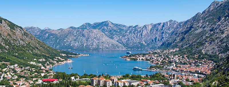 Kotor Bay panorama