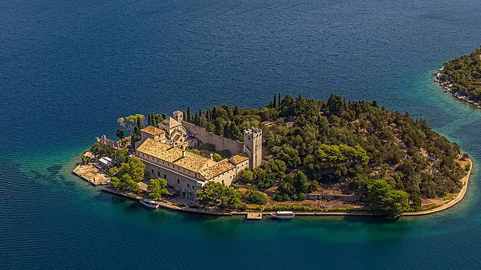 St.Mary Island in Mljet National park