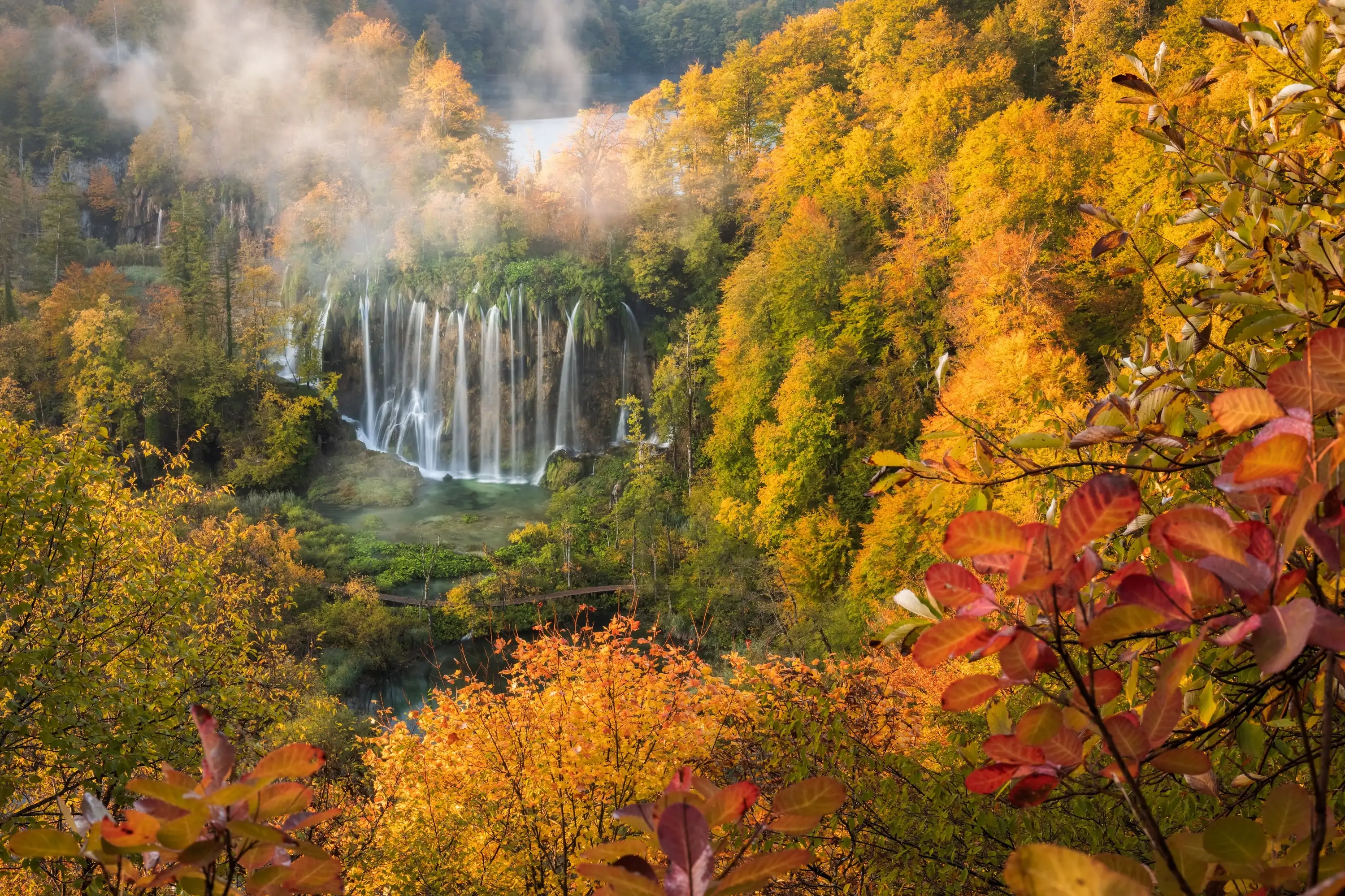 Plitvice Lakes National Park in autumn