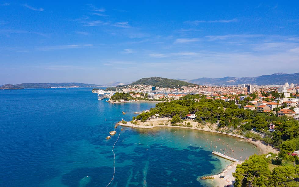 Firule beach in Split