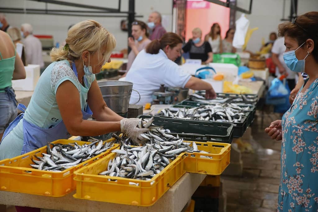 Fish market in Split, source Tržnice Split