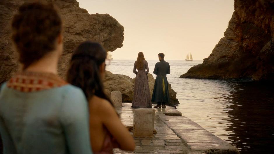 Game of Thrones filming location in Dubrovnik: Pile Bay & West Pier (Blackwater Bay)