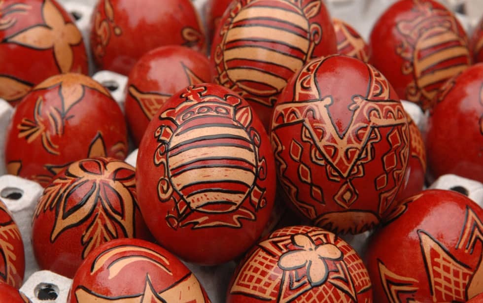 Decorated Easter eggs