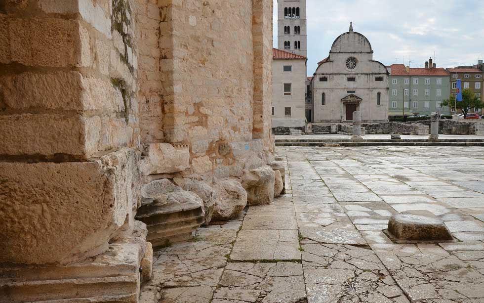 The Roman Forum in Zadar