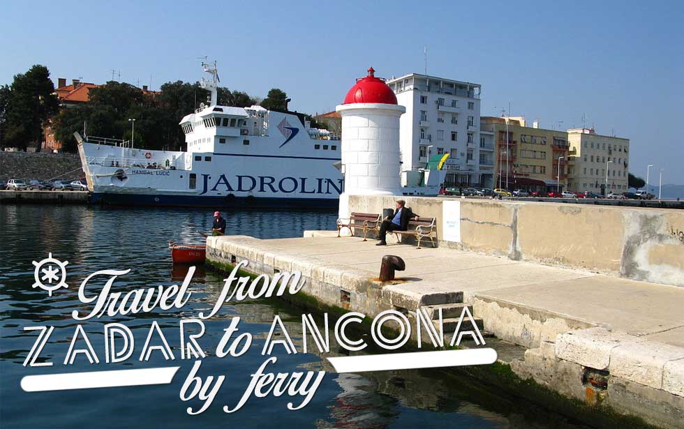 Zadar to Ancona ferry in Zadar ferry port