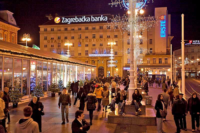 Advent on Ban Jelacic Square