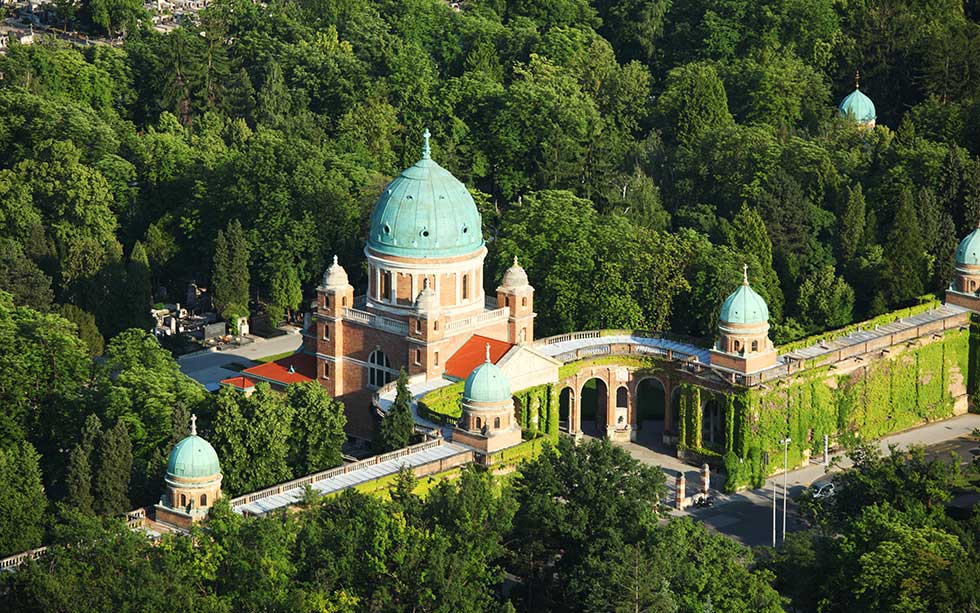 Mirogoj arial panorama